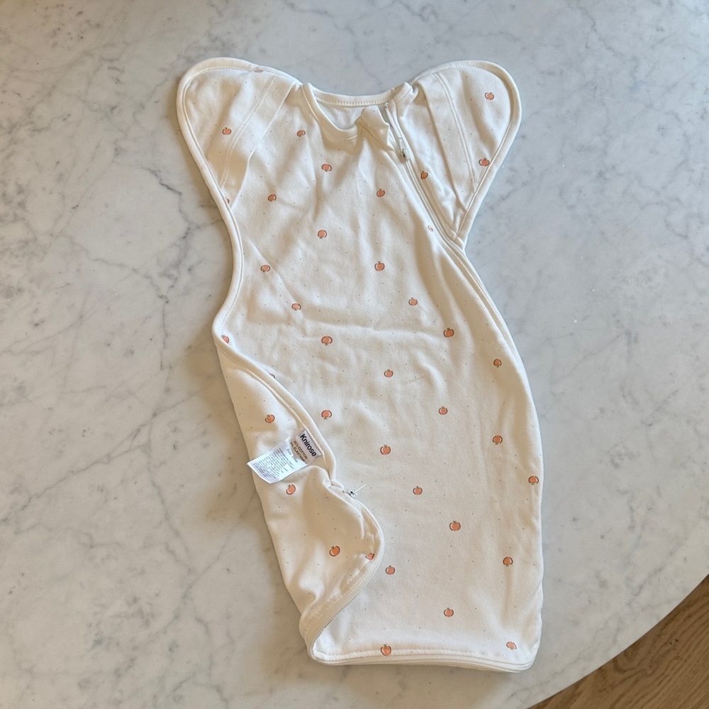Arms Up Swaddle Sleep Sack Baby White Zip Transition Swaddle Small